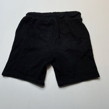 Load image into Gallery viewer, Boys Anko, black cotton shorts, elasticated, GUC, size 5,  