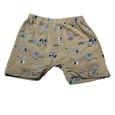 Boys Dymples, stretchy shorts, elasticated, cats & dogs, EUC, size 1,  
