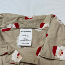Load image into Gallery viewer, Boys Baby Berry, lightweight cotton Christmas short sleeve shirt, EUC, size 2,  