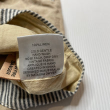 Load image into Gallery viewer, Boys Arthur Ave, linen romper, shortalls, GUC, size 1,  