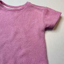 Load image into Gallery viewer, Girls Mango, pink knit short sleeve top, GUC, size 4,  