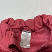 Load image into Gallery viewer, Girls Anko, puffer vest / sleeveless jacket, light marks, FUC, size 4,  