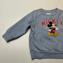 Load image into Gallery viewer, Boys Disney, Mickey Mouse fleece lined sweater / jumper, FUC, size 1,  