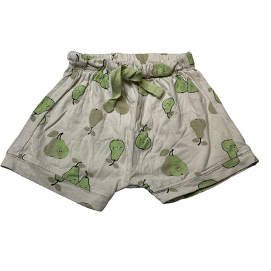 Unisex Baby Berry, lightweight cotton shorts, elasticated, pears, GUC, size 1,  