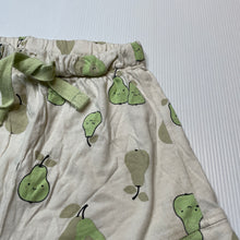 Load image into Gallery viewer, Unisex Baby Berry, lightweight cotton shorts, elasticated, pears, GUC, size 1,  