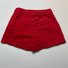 Load image into Gallery viewer, Boys Baby Berry, red stretch cotton shorts, elasticated, GUC, size 1,  