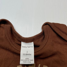 Load image into Gallery viewer, Boys Baby Berry, soft cotton bodysuit / romper, EUC, size 1,  