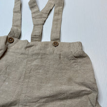 Load image into Gallery viewer, Boys Baby Baby, cotton / linen shorts, elasticated, GUC, size 1,  
