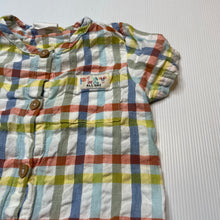Load image into Gallery viewer, Boys Jack &amp; Milly, lightweight organic cotton romper, GUC, size 1,  