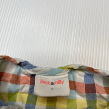 Load image into Gallery viewer, Boys Jack &amp; Milly, lightweight organic cotton romper, GUC, size 1,  