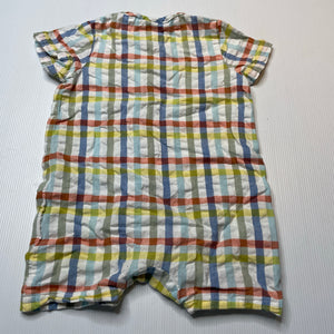 Boys Jack & Milly, lightweight organic cotton romper, GUC, size 1,  