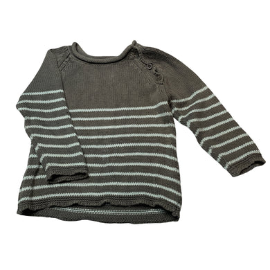 Unisex Tiny Little Wonders, knitted cotton sweater / jumper, GUC, size 0,  