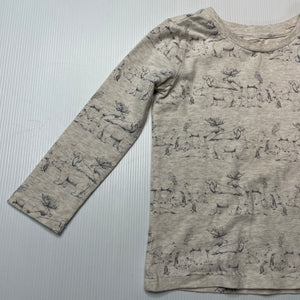 Unisex stretchy, long sleeve tee / top, FUC, size 0,  