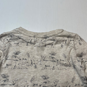 Unisex stretchy, long sleeve tee / top, FUC, size 0,  