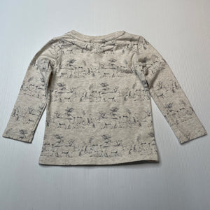 Unisex stretchy, long sleeve tee / top, FUC, size 0,  
