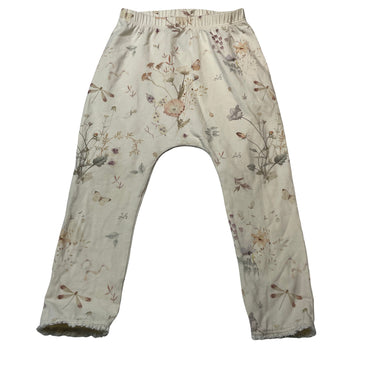 Girls Next, soft feel stretchy floral leggings / bottoms, EUC, size 2-3,  