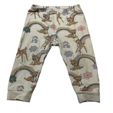 Load image into Gallery viewer, Girls Disney, Bambi stretchy pyjama pants / bottoms, GUC, size 1,  