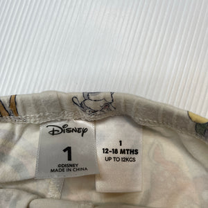 Girls Disney, Bambi stretchy pyjama pants / bottoms, GUC, size 1,  
