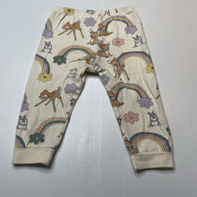 Load image into Gallery viewer, Girls Disney, Bambi stretchy pyjama pants / bottoms, GUC, size 1,  