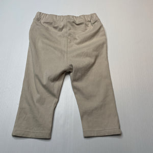 Girls Muji, lightweight stretchy pants, elasticated, Inside leg: 21cm, EUC, size 1,  