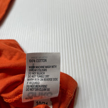 Load image into Gallery viewer, Girls Anko, orange cotton long sleeve tee / top, GUC, size 1,  
