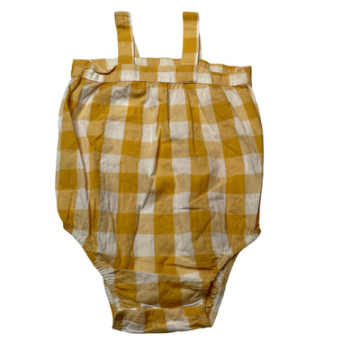 Girls Nature Baby, lightweight organic cotton summer romper, GUC, size 1,  