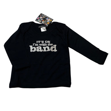 Unisex Rock Your Baby, soft feel cotton long sleeve top, NEW, size 0,  