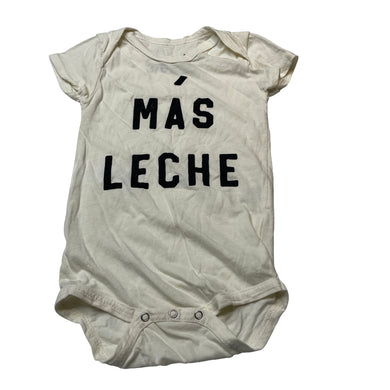 Unisex Jean + June, lightweight organic cotton bodysuit / romper, EUC, size 00,  