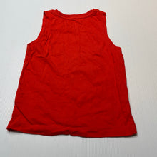 Load image into Gallery viewer, Boys Brilliant Basics, red cotton singlet / tank top, EUC, size 1,  