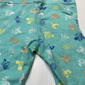Unisex Disney, stretchy leggings / bottoms, EUC, size 000,  