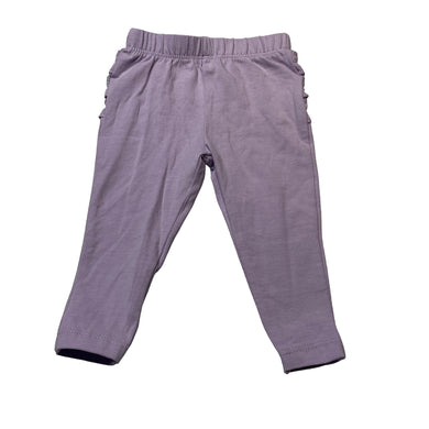 Girls Dymples, purple ruffle leggings / bottoms, EUC, size 000,  