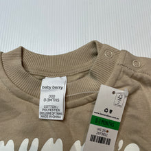 Load image into Gallery viewer, Boys Baby Berry, fleece lined sweater / jumper, NEW, size 000,  