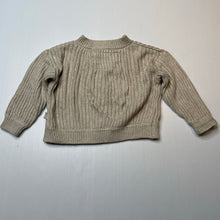 Load image into Gallery viewer, Unisex HALO &amp; HORNS, bamboo / cotton knit cardigan, GUC, size 000,  