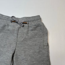 Load image into Gallery viewer, Boys Anko, grey ribbed track pants, elasticated, Inside leg: 29.5cm, EUC, size 2,  