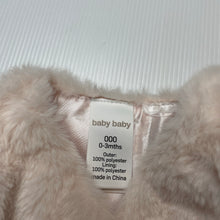 Load image into Gallery viewer, Girls Baby Baby, soft feel faux fur vest, EUC, size 000,  
