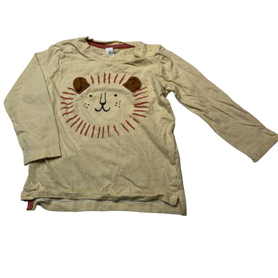 Boys Dymples, cotton long sleeve tee / top, lion, GUC, size 2,  