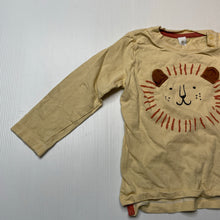Load image into Gallery viewer, Boys Dymples, cotton long sleeve tee / top, lion, GUC, size 2,  