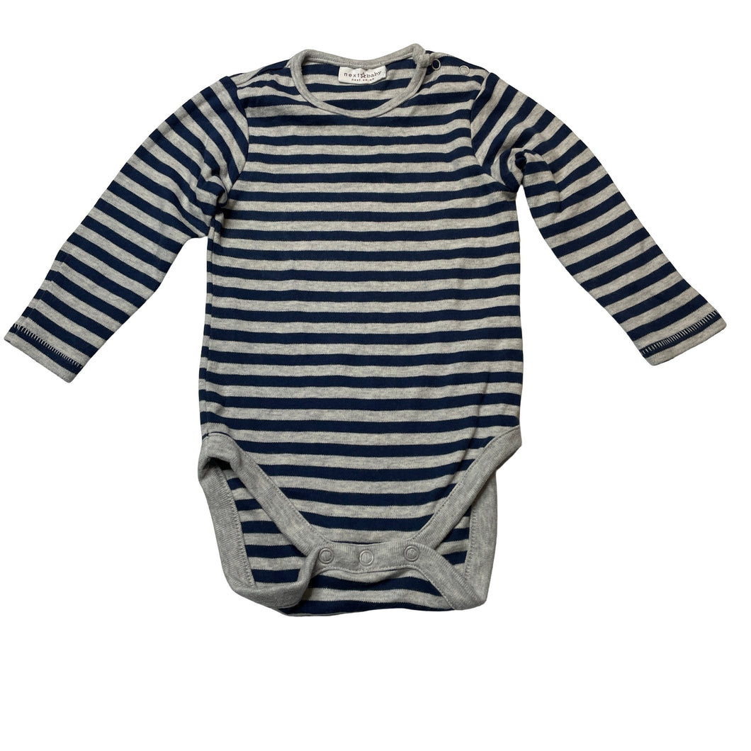 Unisex Next, soft feel cotton bodysuit / romper, EUC, size 0,  