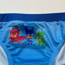 Load image into Gallery viewer, Boys PJ Masks, swim shorts, elasticated, EUC, size 4,  