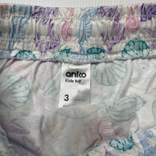 Load image into Gallery viewer, Girls Anko, lightweight cotton shorts, elasticated, FUC, size 3,  
