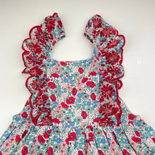Load image into Gallery viewer, Girls Cotton On, lined floral cotton summer dress, GUC, size 6, L: 65cm