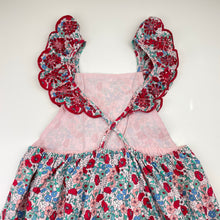 Load image into Gallery viewer, Girls Cotton On, lined floral cotton summer dress, GUC, size 6, L: 65cm