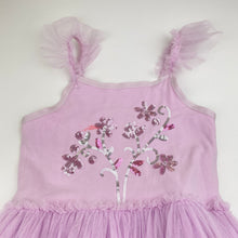 Load image into Gallery viewer, Girls KID, tulle &amp; sequin party dress, mark on chest, FUC, size 4, L: 62cm