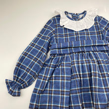 Load image into Gallery viewer, Girls Os Patinhos, vintage cotton lined long sleeve dress, Made in Portugal, GUC, size 4, L: 52cm
