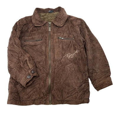 Boys Piping Hot, vintage fleece lined chunky corduroy cotton jacket, GUC, size 7,  