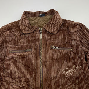 Boys Piping Hot, vintage fleece lined chunky corduroy cotton jacket, GUC, size 7,  