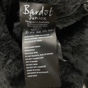 Girls Bardot Junior, fleece lined jacket / coat, EUC, size 10,  