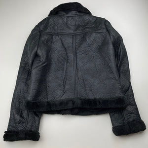 Girls Bardot Junior, fleece lined jacket / coat, EUC, size 10,  