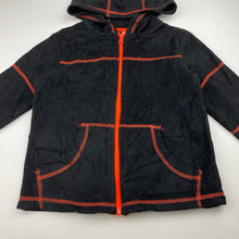 Load image into Gallery viewer, Boys H&amp;T, black fleece zip hoodie sweater, GUC, size 4,  