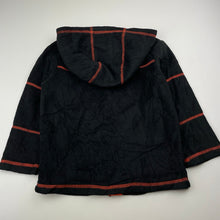 Load image into Gallery viewer, Boys H&amp;T, black fleece zip hoodie sweater, GUC, size 4,  